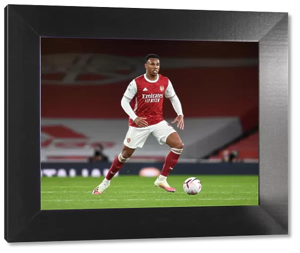 Gabriel's Impressive Display: Arsenal vs Leicester City at Empty Emirates Stadium, Premier League 2020-21