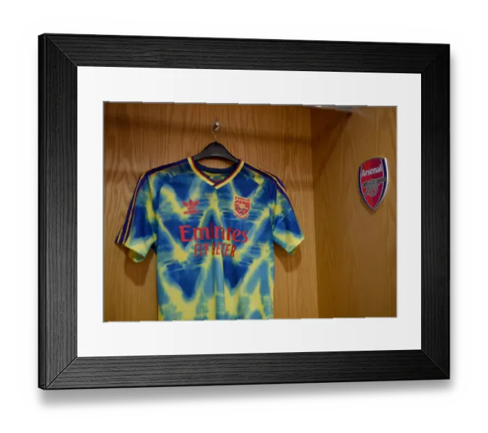 Framed Print : Arsenal Humanrace Warm-Up: Arsenal vs. Leicester City (Behind Closed Doors), Premier League 2020-21