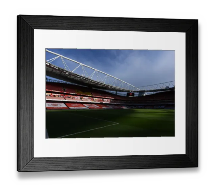Framed Print : Empty Glory: Arsenal vs Leicester City at the Deserted Emirates Stadium (2020-21 Premier League) Framed Print : Empty Glory: Arsenal vs Leicester City at the Deserted Emirates Stadium (2020-21 Premier League)