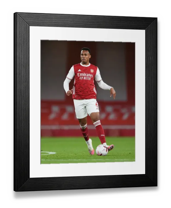 Framed Print : Gabriel Magalhaes in Action: Arsenal vs. Leicester City (2020-21) - Emirates Stadium Framed Print : Gabriel Magalhaes in Action: Arsenal vs. Leicester City (2020-21) - Emirates Stadium
