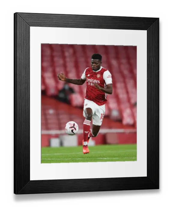 Framed Print : Thomas Partey in Action: Arsenal vs Leicester City (Behind Closed Doors), 2020-21 Premier League Framed Print : Thomas Partey in Action: Arsenal vs Leicester City (Behind Closed Doors), 2020-21 Premier League