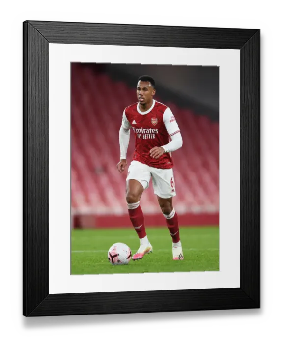 Framed Print : Arsenal's Gabriel Magalhaes in Action at Empty Emirates: Arsenal vs Leicester City, Premier League 2020-21 Framed Print : Arsenal's Gabriel Magalhaes in Action at Empty Emirates: Arsenal vs Leicester City, Premier League 2020-21
