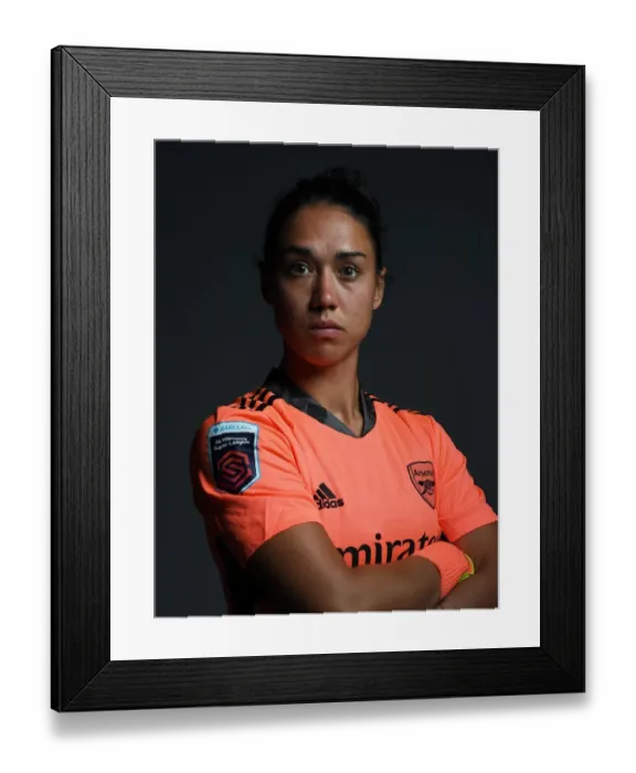 Framed Print : Arsenal Women's Team 2020-21: Manuela Zinsberger at Arsenal Photocall Framed Print : Arsenal Women's Team 2020-21: Manuela Zinsberger at Arsenal Photocall