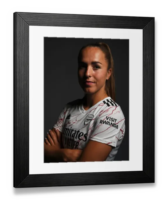 Framed Print : Arsenal Women's Team 2020-21: Lia Walti at Arsenal Womens Photocall