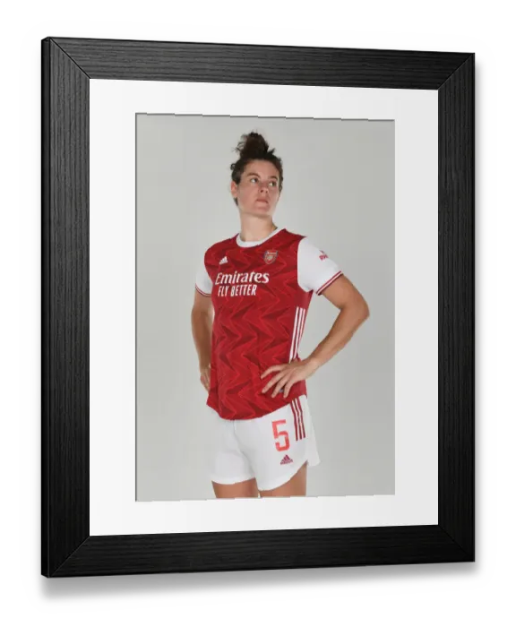 Framed Print : Arsenal Women's Team 2020-21: Jennifer Beattie at Arsenal Womens Photocall