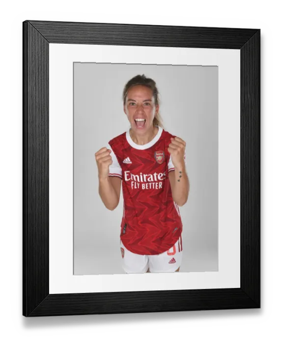 Framed Print : Arsenal Women's Team 2020-21: Jordan Nobbs at Arsenal Photocall