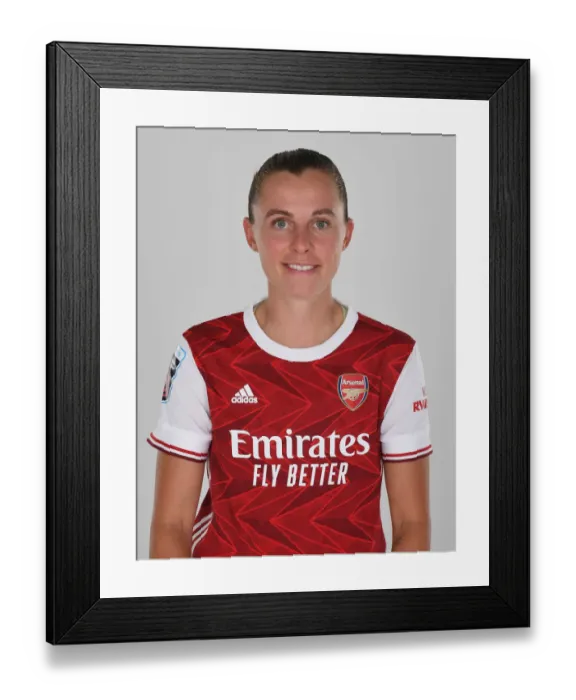 Framed Print : Arsenal Women's Team 2020-21: Noelle Maritz at Arsenal Womens Photocall