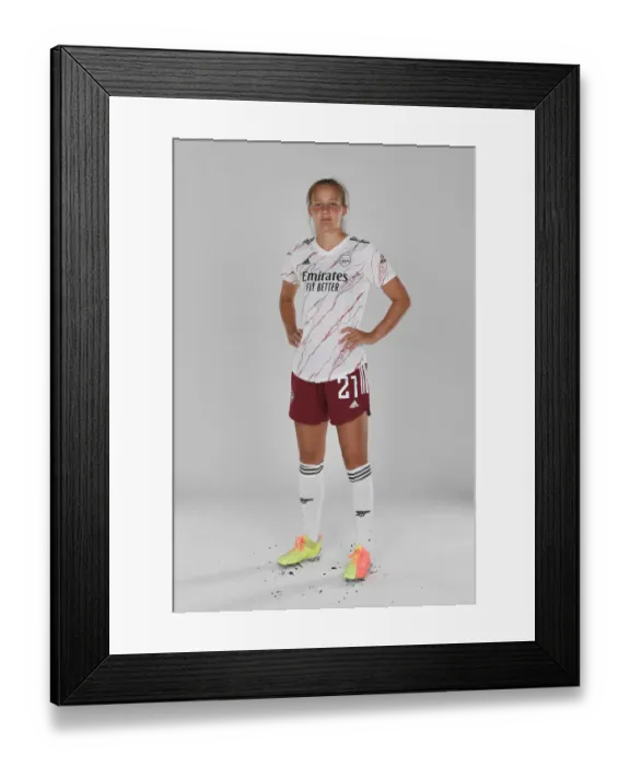 Framed Print : Arsenal Women's Team 2020-21: Malin Gut at Photocall Framed Print : Arsenal Women's Team 2020-21: Malin Gut at Photocall