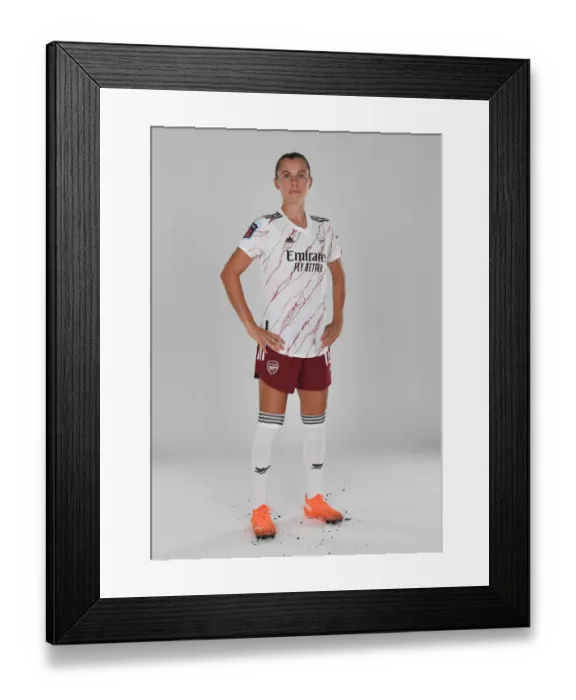 Framed Print : Arsenal Women Kick-Off 2020-21 Season: A New Journey Begins (Photocall)