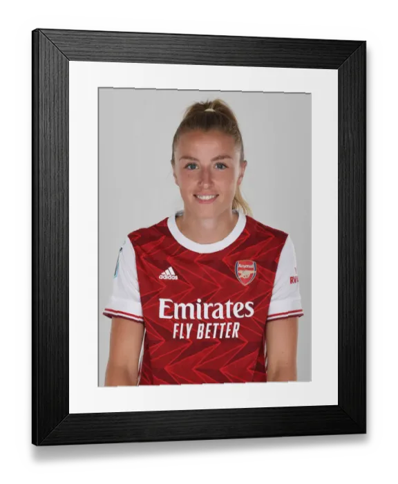 Framed Print : Arsenal Women's Team 2020-21: Leah Williamson at Arsenal Womens Photocall Framed Print : Arsenal Women's Team 2020-21: Leah Williamson at Arsenal Womens Photocall