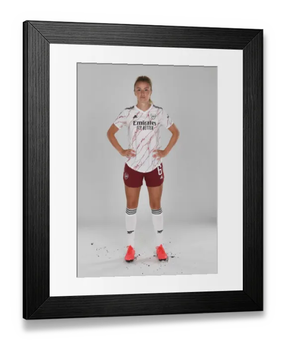 Framed Print : Arsenal Women's Team 2020-21: Leah Williamson at Arsenal Womens Photocall Framed Print : Arsenal Women's Team 2020-21: Leah Williamson at Arsenal Womens Photocall