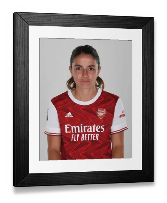Framed Print : Arsenal Women's Team 2020-21: Danielle van de Donk at Team Photocall