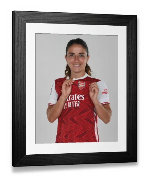 Framed Print : Arsenal Women's Team 2020-21: Danielle van de Donk at Arsenal Photocall