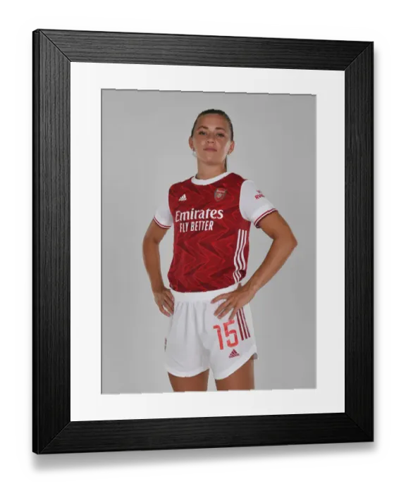 Framed Print : Arsenal Women's Team 2020-21: Katie McCabe at Team Photocall Framed Print : Arsenal Women's Team 2020-21: Katie McCabe at Team Photocall