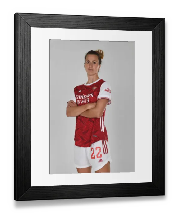 Framed Print : Arsenal Women's Team 2020-21: A Closer Look at Viki Schnaderbeck Framed Print : Arsenal Women's Team 2020-21: A Closer Look at Viki Schnaderbeck