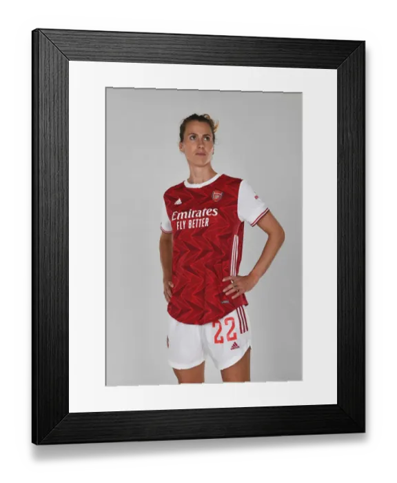 Framed Print : Arsenal Women's Squad 2020-21: Viki Schnaderbeck at Team Photoshoot Framed Print : Arsenal Women's Squad 2020-21: Viki Schnaderbeck at Team Photoshoot