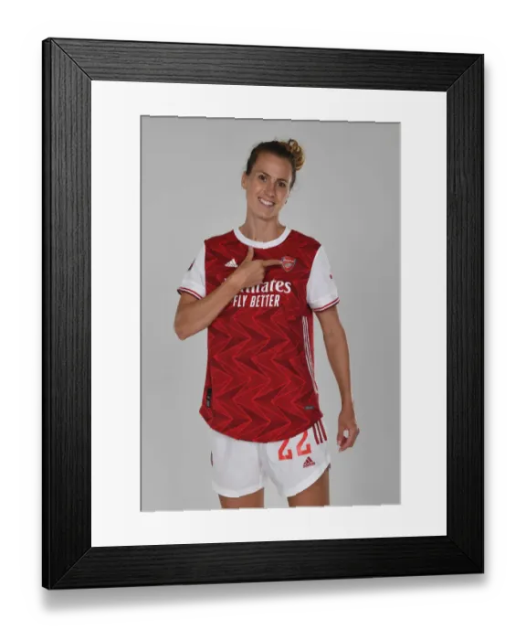 Framed Print : Arsenal Women's Team 2020-21: A Closer Look at Viki Schnaderbeck Framed Print : Arsenal Women's Team 2020-21: A Closer Look at Viki Schnaderbeck