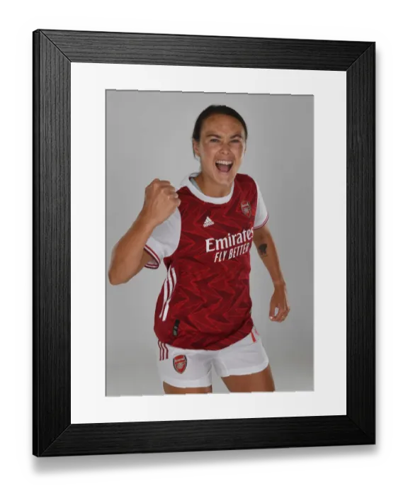 Framed Print : Arsenal Women's Team 2020-21: Caitlin Foord at Team Photocall Framed Print : Arsenal Women's Team 2020-21: Caitlin Foord at Team Photocall
