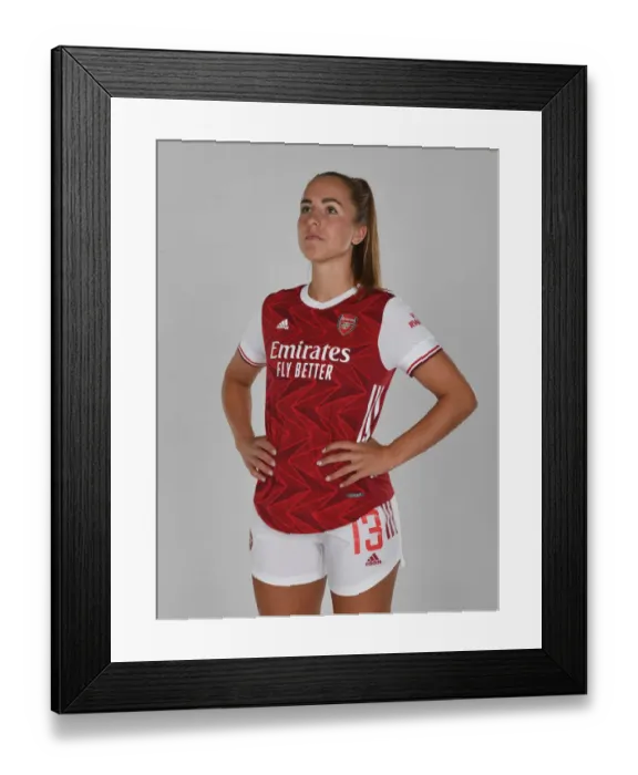 Framed Print : Arsenal Women's Team 2020-21: Lia Walti at Arsenal Womens Photocall