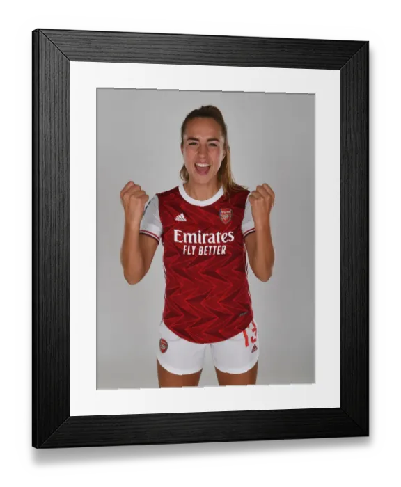 Framed Print : Arsenal Women's Team 2020-21: New Season Kick-Off