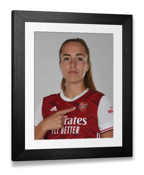 Framed Print : Arsenal Women's Team 2020-21: Lia Walti at Team Photocall