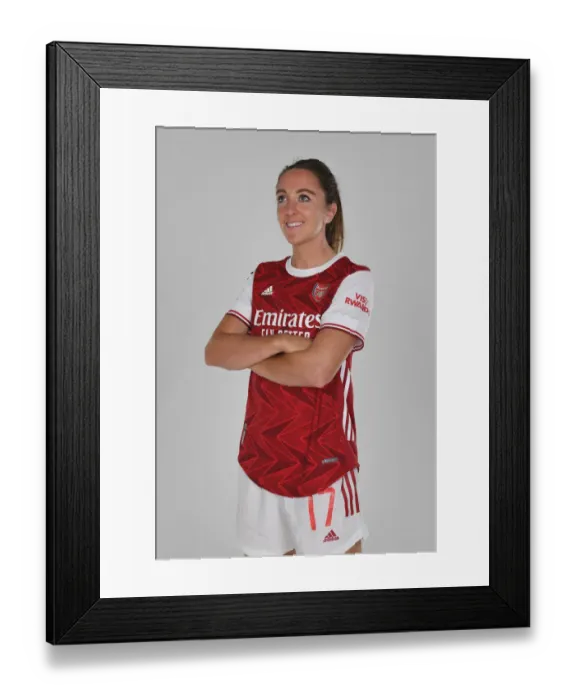 Framed Print : Arsenal Women's Squad 2020-21: Lisa Evans at Team Photoshoot Framed Print : Arsenal Women's Squad 2020-21: Lisa Evans at Team Photoshoot