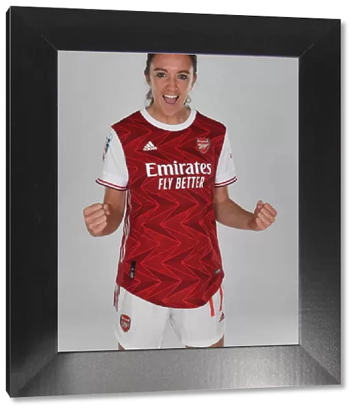 Arsenal Women's Team 2020-21: Lisa Evans at Arsenal Photocall