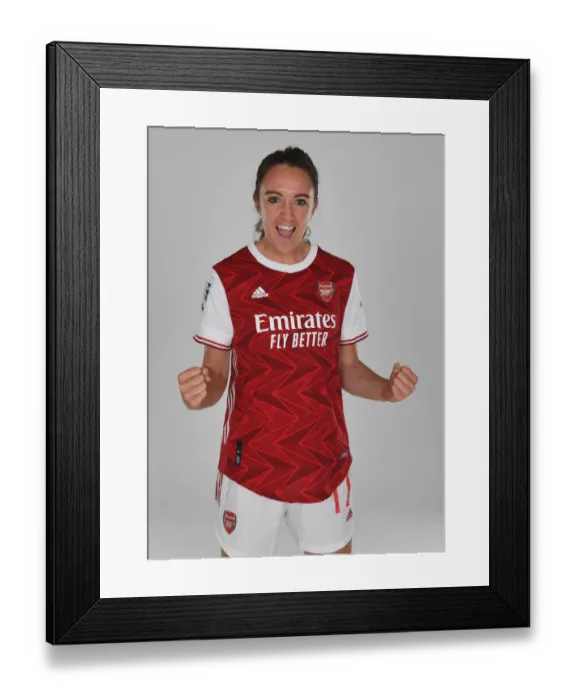 Framed Print : Arsenal Women's Team 2020-21: Lisa Evans at Arsenal Photocall Framed Print : Arsenal Women's Team 2020-21: Lisa Evans at Arsenal Photocall