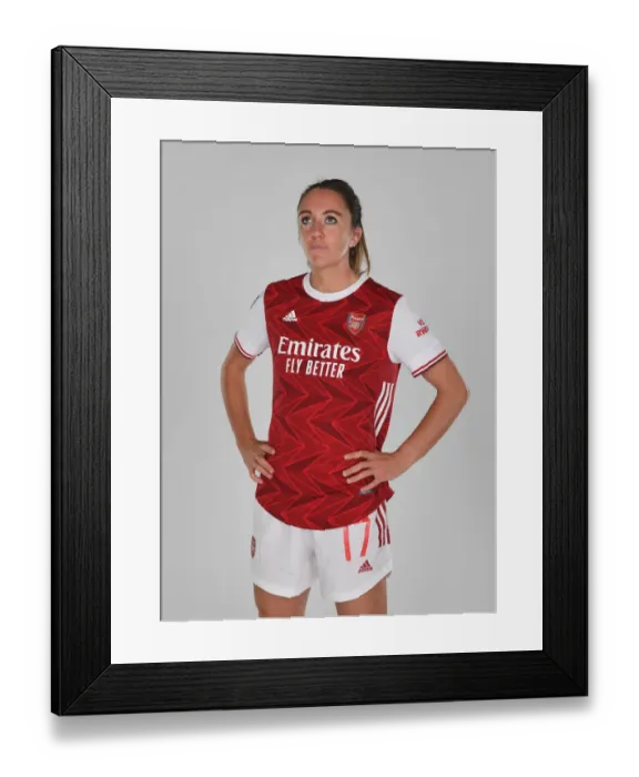 Framed Print : Arsenal Women's Team 2020-21: Lisa Evans at Arsenal Womens Photocall Framed Print : Arsenal Women's Team 2020-21: Lisa Evans at Arsenal Womens Photocall