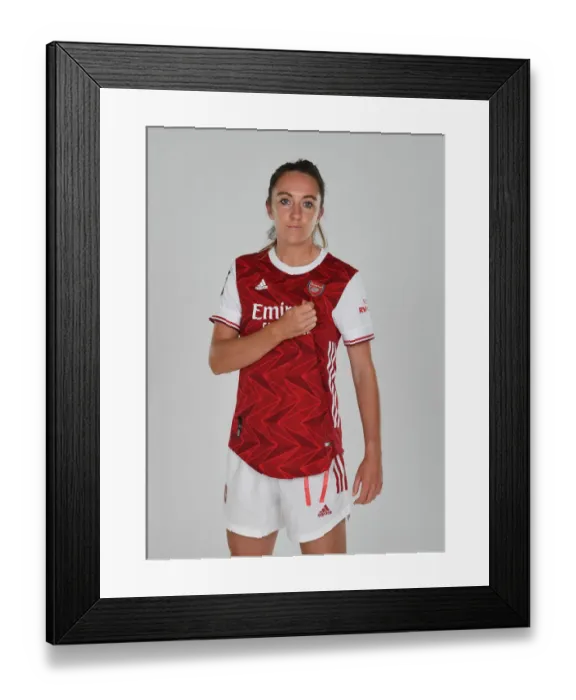 Framed Print : Arsenal Women's Team 2020-21: Lisa Evans at Arsenal Photocall Framed Print : Arsenal Women's Team 2020-21: Lisa Evans at Arsenal Photocall