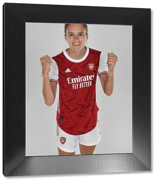 Arsenal Women's Team 2020-21: Vivianne Miedema at Arsenal Photocall