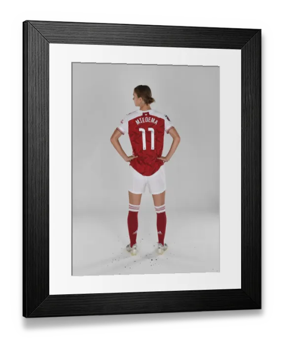 Framed Print : Arsenal Women's Team 2020-21: Vivianne Miedema at Arsenal Photocall Framed Print : Arsenal Women's Team 2020-21: Vivianne Miedema at Arsenal Photocall