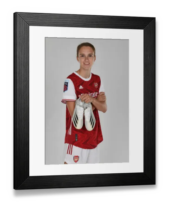 Framed Print : Arsenal Women's Team 2020-21: Viviane Miedema at Team Photocall Framed Print : Arsenal Women's Team 2020-21: Viviane Miedema at Team Photocall