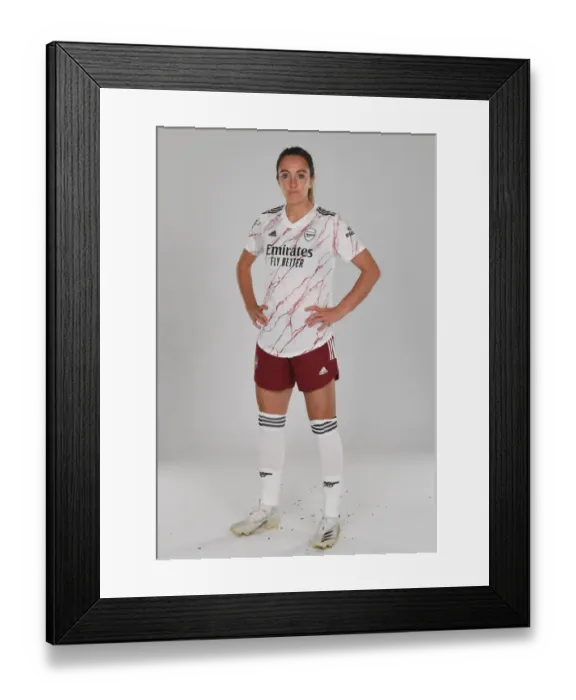 Framed Print : Arsenal Women's Team 2020-21 Photocall: Lisa Evans at London Colney