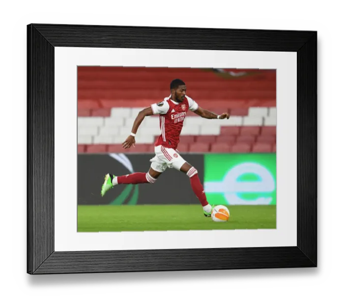 Framed Print : Arsenal vs Dundalk: Empty Emirates Stadium - UEFA Europa League Match, October 2020