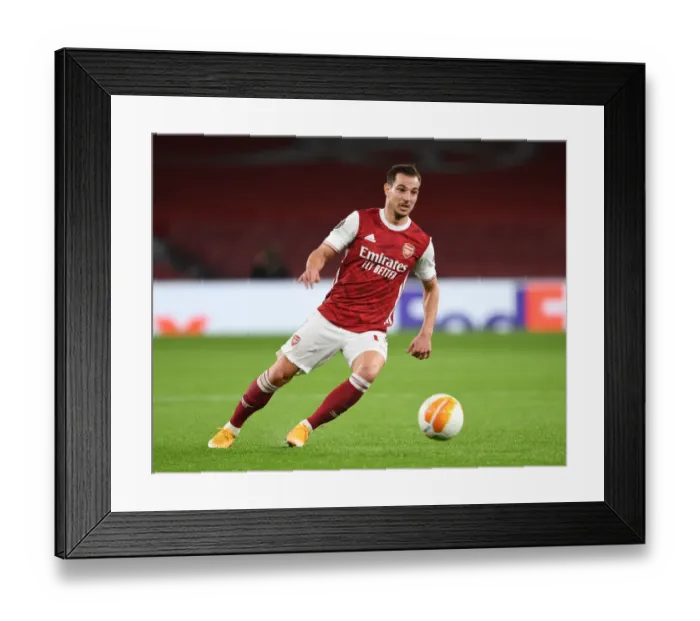 Framed Print : Arsenal vs Dundalk: UEFA Europa League at Empty Emirates Stadium, London, 2020
