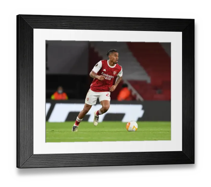 Framed Print : Arsenal vs Dundalk: UEFA Europa League Clash at Empty Emirates Stadium, 2020
