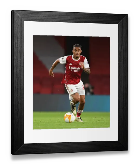 Framed Print : Arsenal vs Dundalk: Empty Emirates Stadium - UEFA Europa League (2020-21)