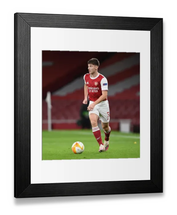 Framed Print : Arsenal vs Dundalk: UEFA Europa League at Empty Emirates Stadium, London, 2020
