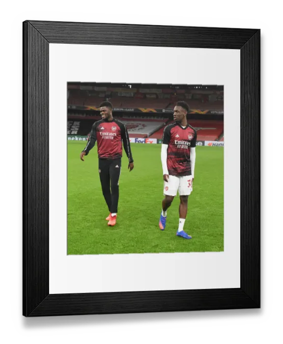 Framed Print : Arsenal vs Dundalk: UEFA Europa League Clash at Empty Emirates Stadium, October 2020