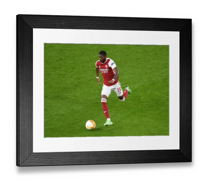Framed Print : Arsenal vs Dundalk: An Empty Europa League Clash at Emirates Stadium