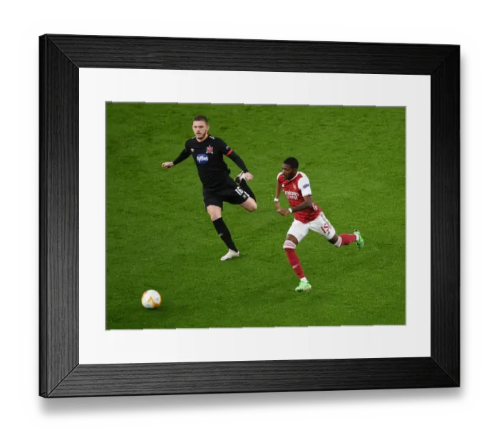Framed Print : Arsenal vs. Dundalk: Maitland-Niles Clashes in Empty Europa League Match, October 2020 Framed Print : Arsenal vs. Dundalk: Maitland-Niles Clashes in Empty Europa League Match, October 2020