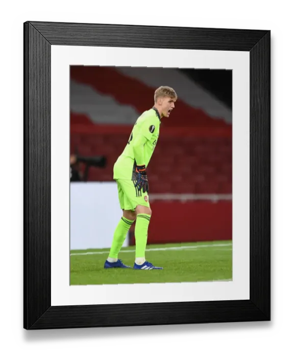 Framed Print : Arsenal vs Dundalk: Empty Emirates Stadium in Europa League Clash, London, 2020