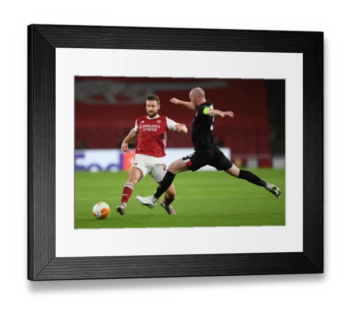 Framed Print : Arsenal's Mustafi Scores in Empty Emirates: Arsenal FC vs. Dundalk FC, UEFA Europa League 2020-21 Framed Print : Arsenal's Mustafi Scores in Empty Emirates: Arsenal FC vs. Dundalk FC, UEFA Europa League 2020-21