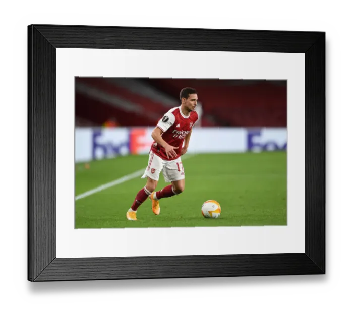 Framed Print : Arsenal vs. Dundalk: Empty Europa League Showdown at the Emirates (2020-21)