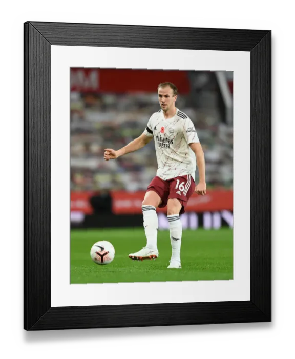 Framed Print : Arsenal's Rob Holding at Empty Old Trafford: Manchester United vs Arsenal, 2020-21 Premier League Framed Print : Arsenal's Rob Holding at Empty Old Trafford: Manchester United vs Arsenal, 2020-21 Premier League