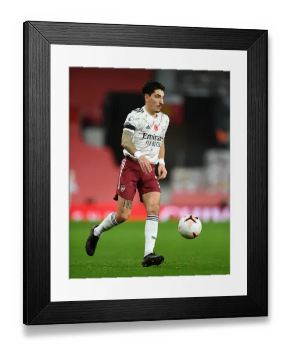 Framed Print : Behind Closed Doors: Hector Bellerin at Old Trafford - Manchester United vs Arsenal, Premier League 2020-21 Framed Print : Behind Closed Doors: Hector Bellerin at Old Trafford - Manchester United vs Arsenal, Premier League 2020-21