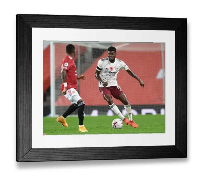 Framed Print : Thomas Partey at Old Trafford: Arsenal vs. Manchester United - Behind Closed Doors, 2020-21 Premier League Framed Print : Thomas Partey at Old Trafford: Arsenal vs. Manchester United - Behind Closed Doors, 2020-21 Premier League