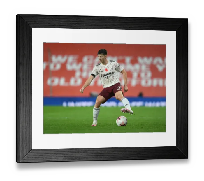 Framed Print : Arsenal's Kieran Tierney at Manchester United: 2020-21 Premier League Clash (Behind Closed Doors) Framed Print : Arsenal's Kieran Tierney at Manchester United: 2020-21 Premier League Clash (Behind Closed Doors)