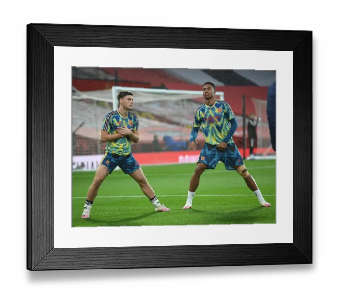 Framed Print : Arsenal's Tierney and Magalhaes Prepare for Manchester United Showdown (2020-21 Premier League) - Behind Closed Doors Framed Print : Arsenal's Tierney and Magalhaes Prepare for Manchester United Showdown (2020-21 Premier League) - Behind Closed Doors